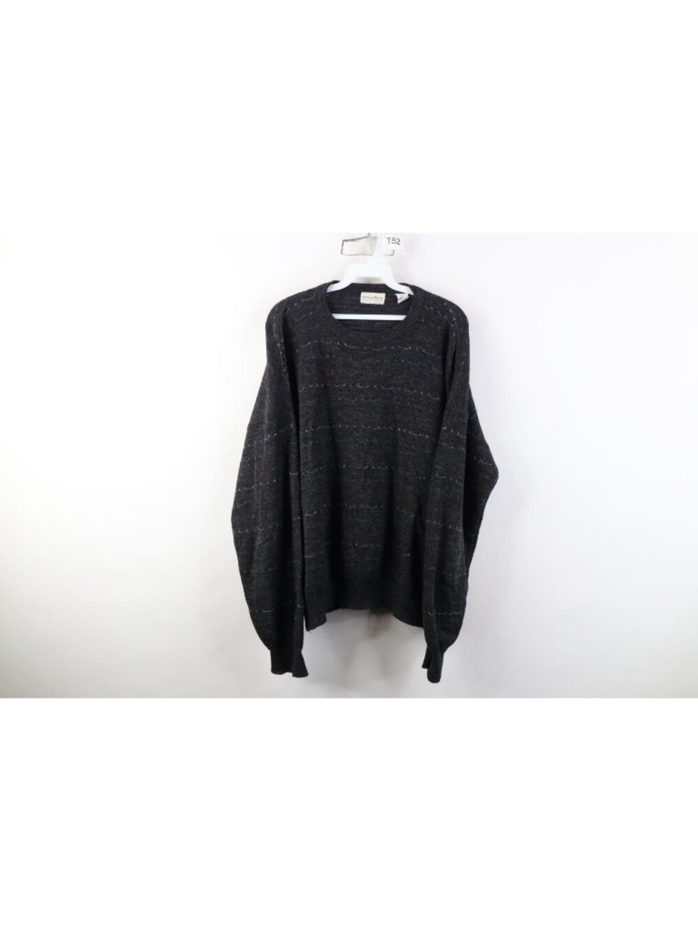 Vintage 90s Streetwear Womens XL Rainbow Fleck Wool Blend Knit Crewneck Sweater